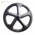 700C 24mm Wide Straight 5 Spokes Clincher / Tubular Wheel